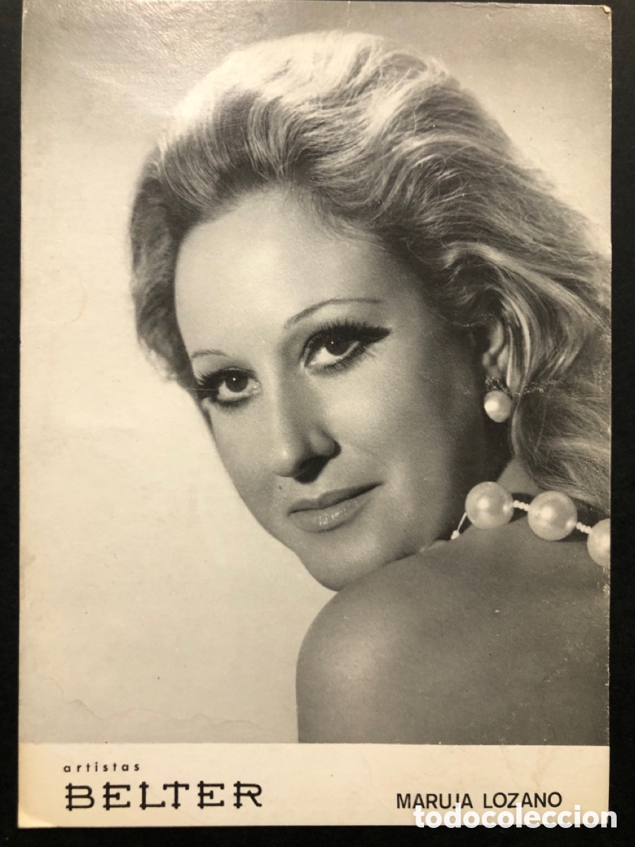 Photos of Singers: Tarjeta discos belter de maruja lozano