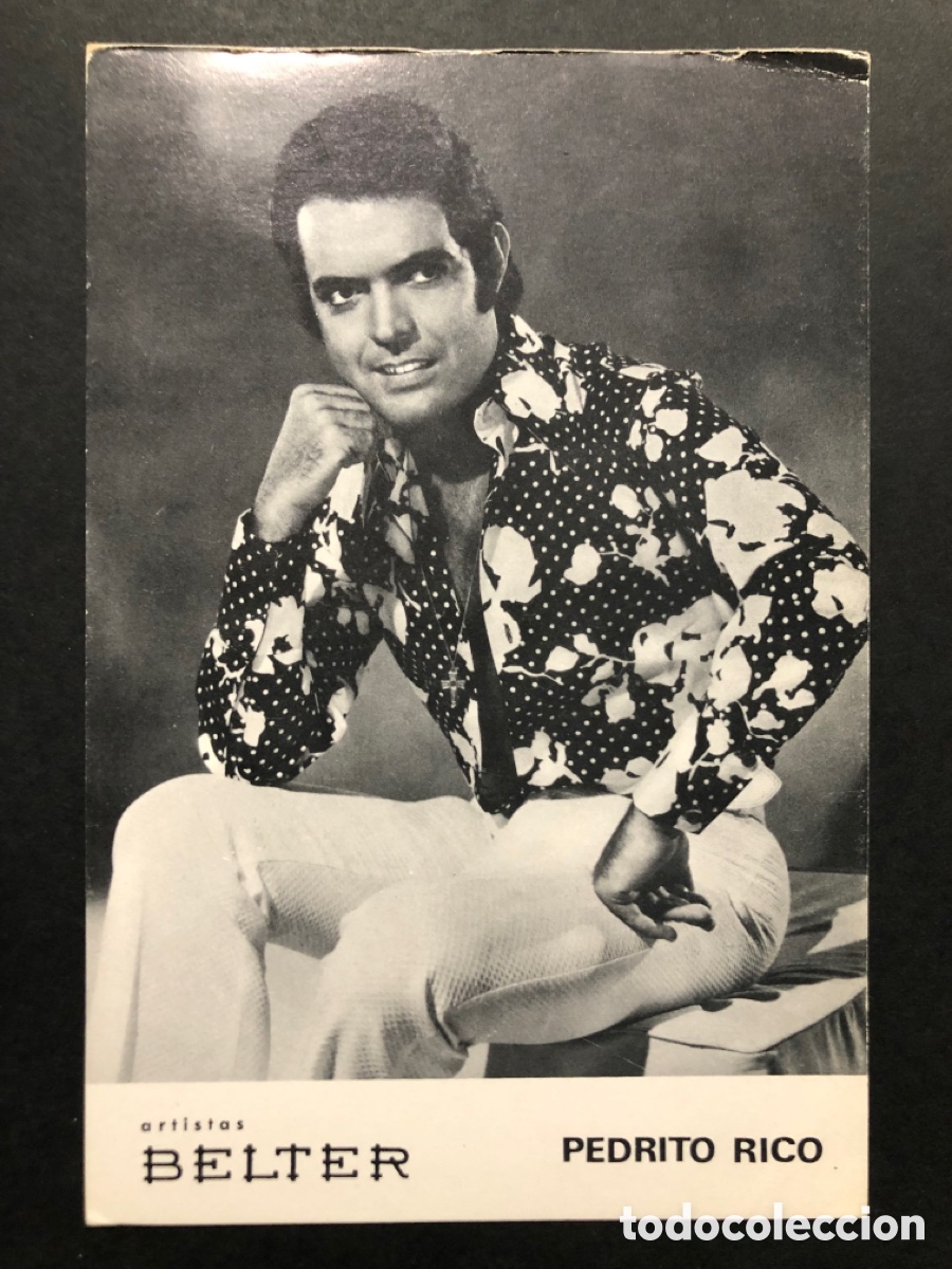 Photos of Singers: Tarjeta discos belter de Pedrito rico