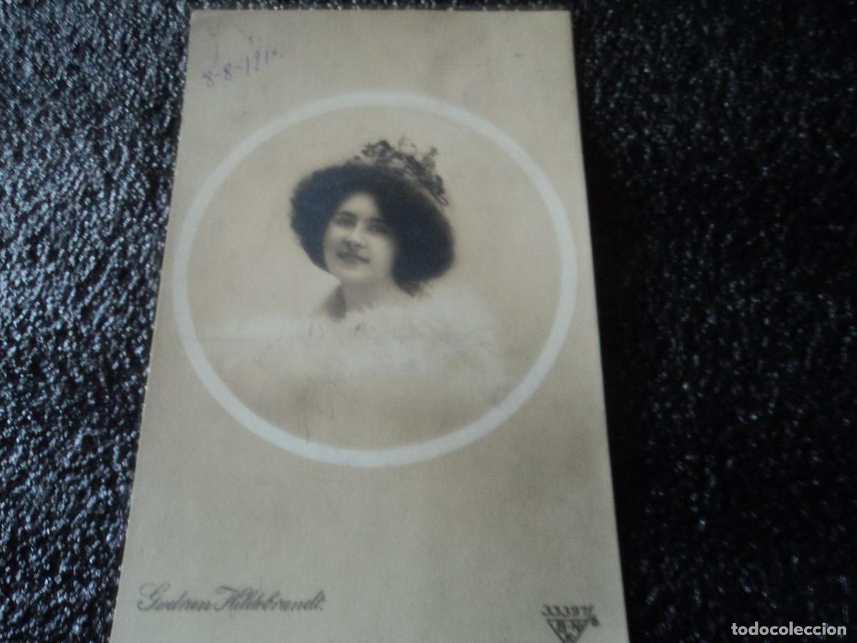 Photos of Singers: Postal de la CUPLETISTA GUDRUN HILDEBRANDT, 1910