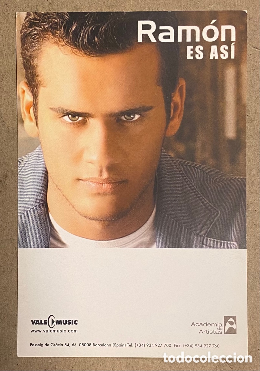 Fotos von Musikern: RAM&Oacute;N &ldquo;ES AS&Iacute;&rdquo; (2004). FOTOGRAF&Iacute;A PROMOCIONAL VALE MUSIC.