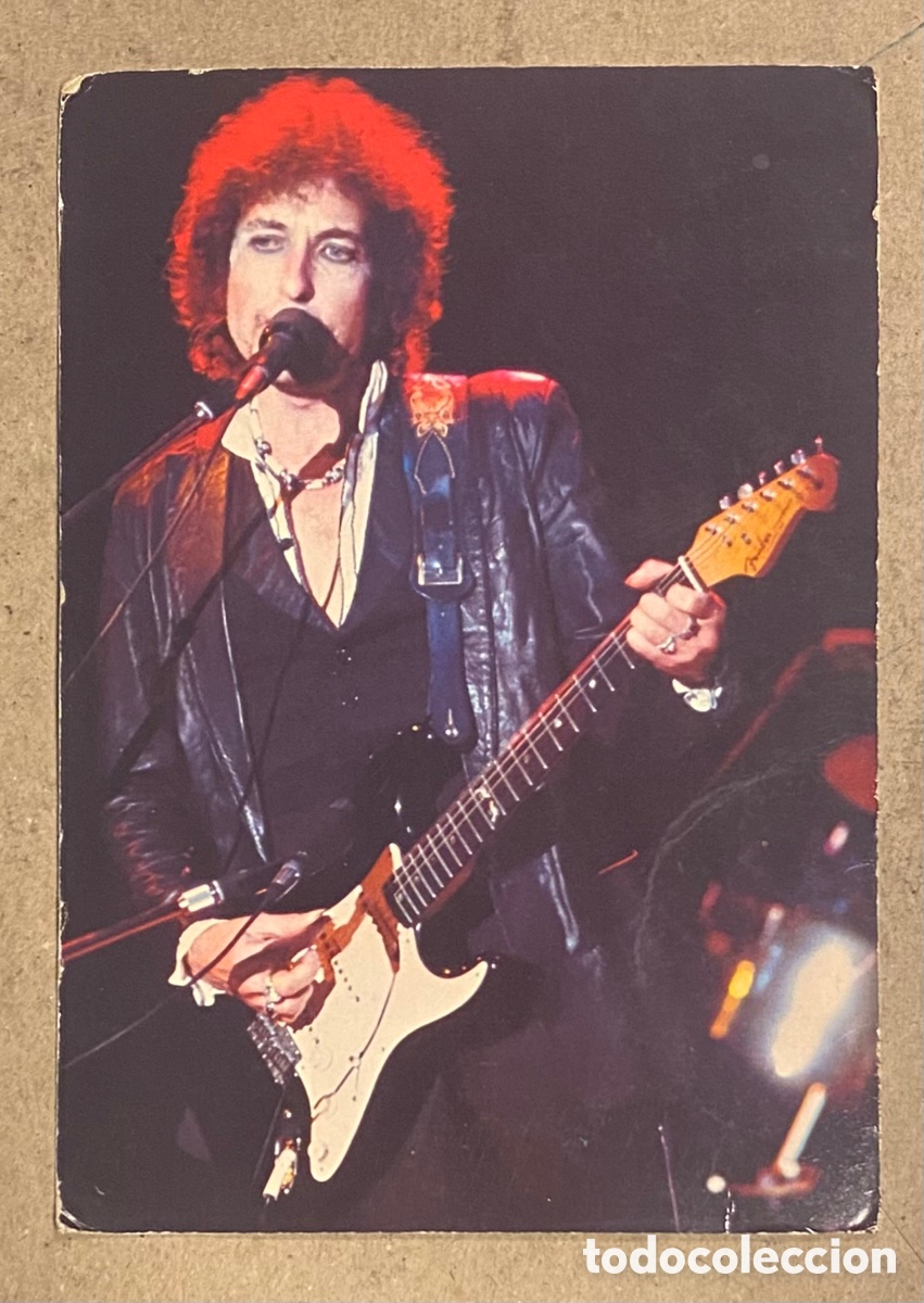 Fotos de Cantantes: BOB DYLAN. POSTAL SIN CIRCULAR PHOTO BY GUIDO HARARI. EDIZIONI BEATRICE D&rsquo;ESTE.