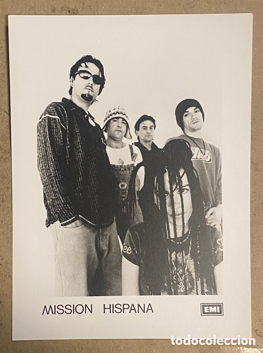 Fotos von Musikern: MISSION HISPANA. FOTOGRAF&Iacute;A PROMOCIONAL DISCOGR&Aacute;FICA EMI.
