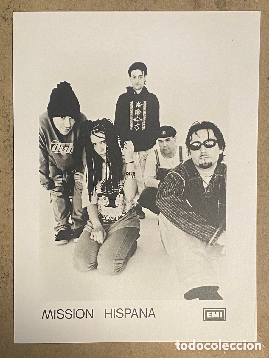 Fotos von Musikern: MISSION HISPANA. FOTOGRAF&Iacute;A PROMOCIONAL DISCOGR&Aacute;FICA EMI.