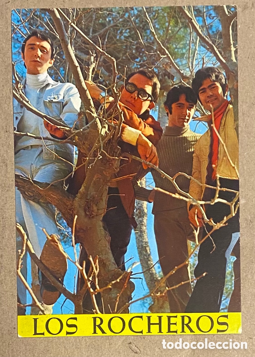 Fotos von Musikern: LOS ROCHEROS. POSTAL SIN CIRCULAR INDUSTRIAS GR&Aacute;FICAS BERGAS N&deg; 789.