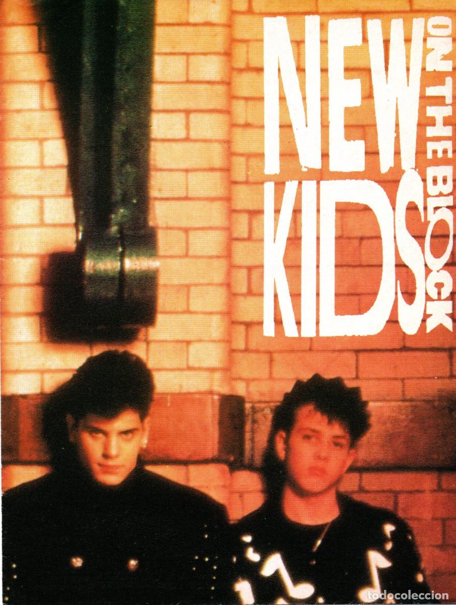 Photos of Singers: POSTER NEW KIDS ON THE BLOCK (NKOTB) / SNAP DE LA REVISTA EL GRAN MUSICAL 1990 (53X41 CMS)