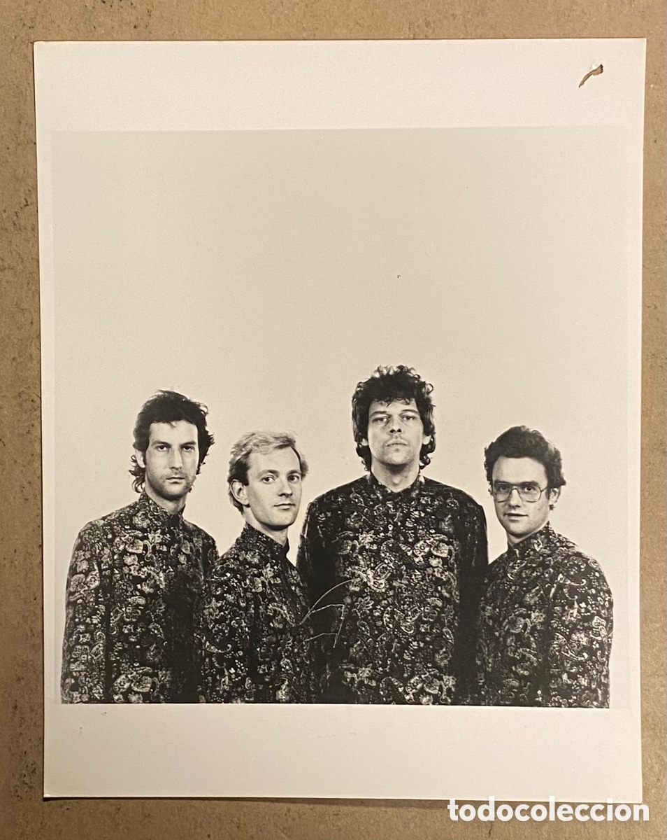 Fotos de Cantantes: THE ATTRACTIONS. FOTOGRAF&Iacute;A ORIGINAL PROMOCIONAL BANDA APOYO ELVIS COSTELLO. A&Ntilde;OS 80.