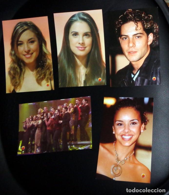 Fotos von Musikern: LOTE COLECCI&Oacute;N 5 FOTOGRAF&Iacute;AS PAPEL FOTO. OPERACI&Oacute;N TRIUNFO I OT 1. BISBAL CHENOA. M&Uacute;SICA