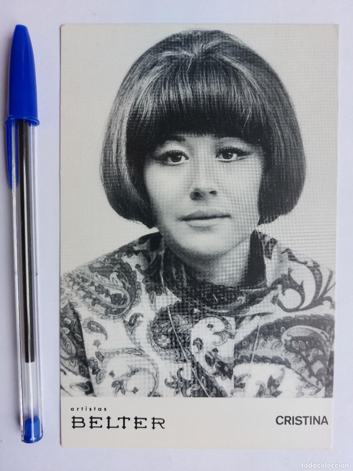 Fotos von Musikern: CRISTINA - POSTAL DISCOGR&Aacute;FICA BELTER - EDICI&Oacute;N ESPA&Ntilde;OLA
