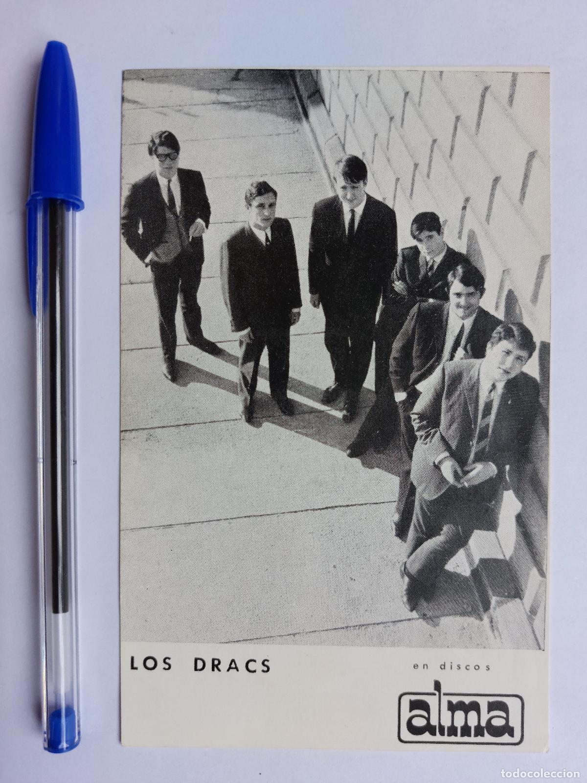 Photos of Singers: LOS DRACS - POSTAL DISCOGR&Aacute;FICA ALMA - VER FOTO TRASERA CON PROMO DE 2 EP's * ED. ESPA&Ntilde;OLA