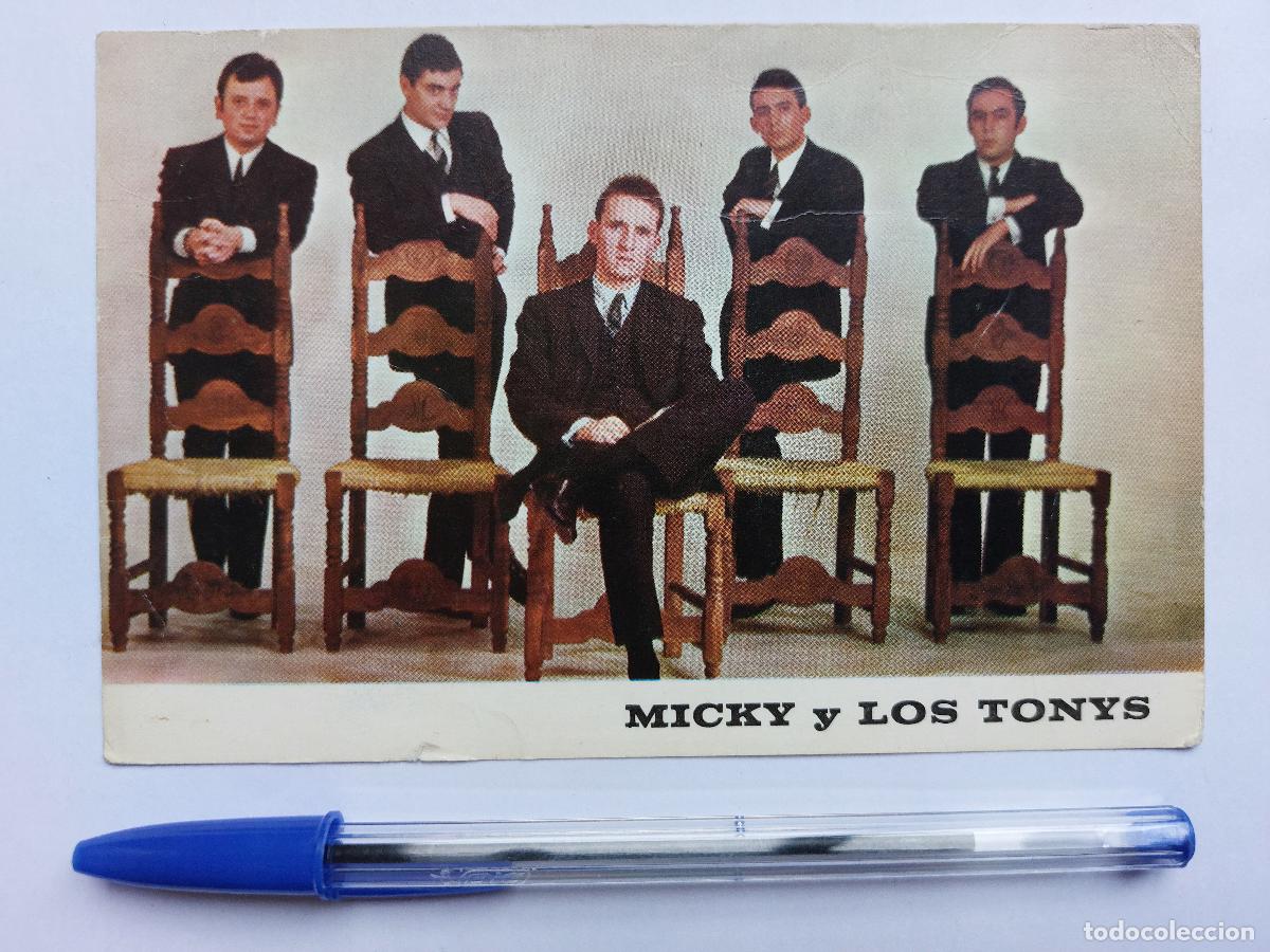 Fotos von Musikern: MICKY Y LOS TONYS - POSTAL DISCOGR&Aacute;FICA NOVOLA * VER FOTO TRASERA CON PROMO DE MUCHOS DISCOS