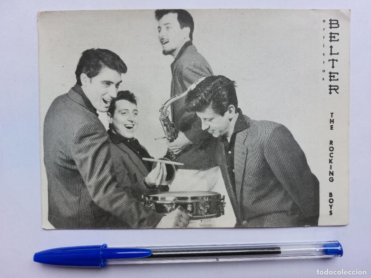 Fotos von Musikern: THE ROCKING BOYS - POSTAL DISCOGR&Aacute;FICA BELTER * VER FOTO TRASERA CON BIO Y PROMO DE 3 EP's