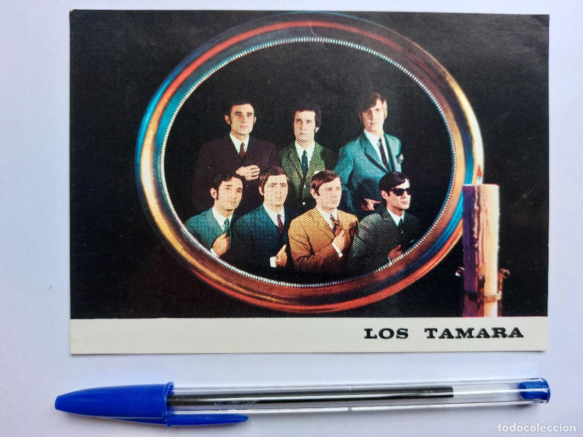 Photos of Singers: LOS TAMARA - POSTAL DISCOGR&Aacute;FICA ZAFIRO * VER FOTO TRASERA CON PROMO DE MUCHOS DISCOS