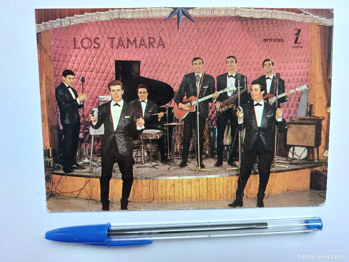 Fotos von Musikern: LOS TAMARA - POSTAL DISCOGR&Aacute;FICA ZAFIRO * EDICI&Oacute;N ESPA&Ntilde;OLA