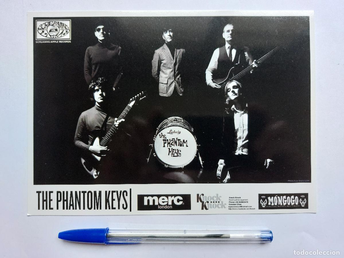 Photos of Singers: LOS PHANTOM KEYS - POSTAL DISCOGR&Aacute;FICA SCREAMING APPLE RECORDS * EDICI&Oacute;N ESPA&Ntilde;OLA