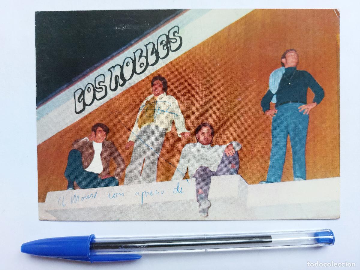 Photos of Singers: LOS NOBLES - POSTAL INDUSTRIAS BERGAS * EDICI&Oacute;N ESPA&Ntilde;OLA * DEDICADA Y FIRMADA