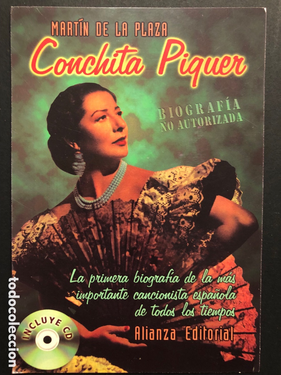 Fotos von Musikern: Tarjeta postal biografia concha piquer