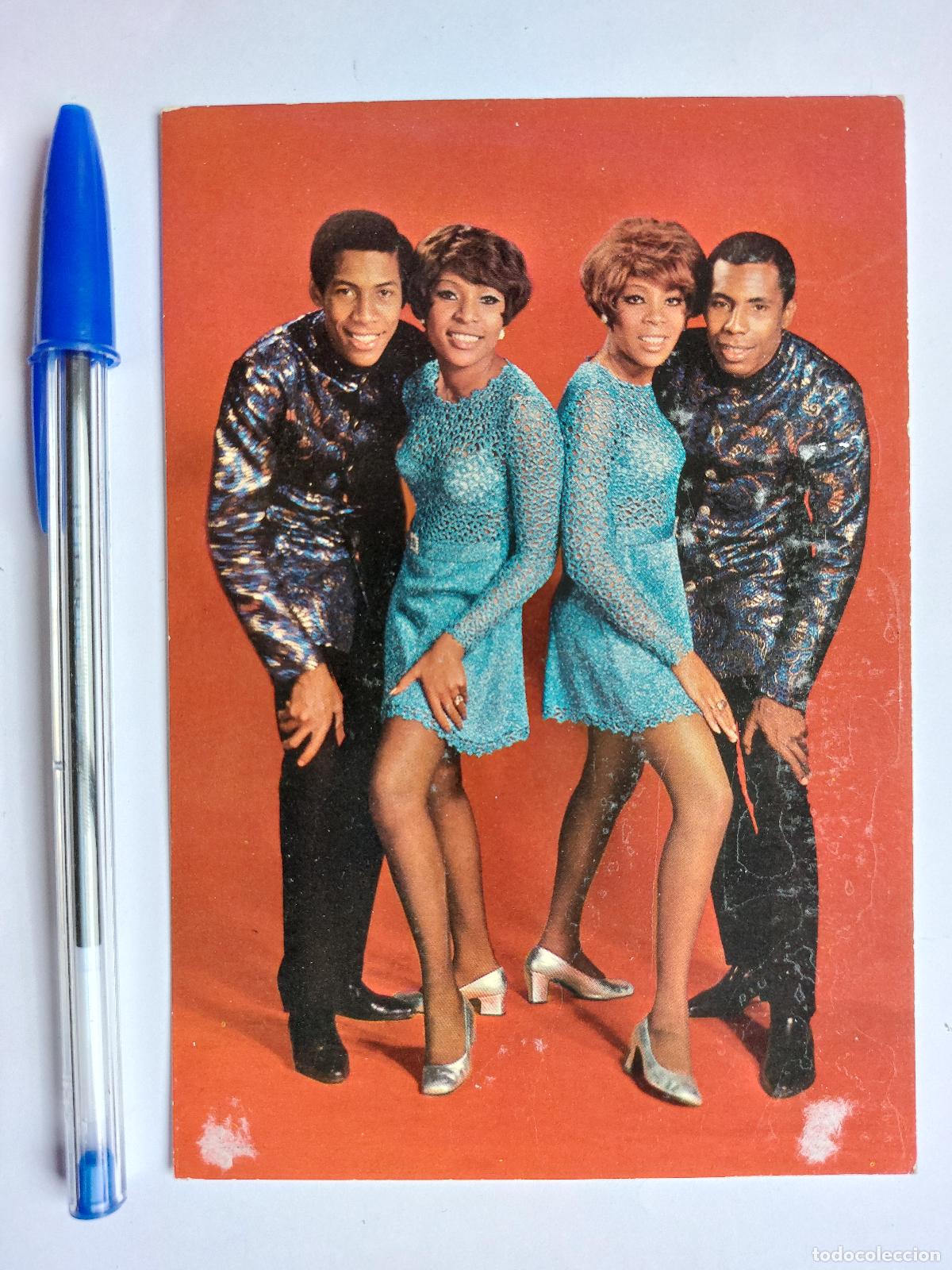 Photos of Singers: LAS CUATRO MONEDAS - POSTAL INDUSTRIAS BERGAS N&ordm; 977 * EDICI&Oacute;N ESPA&Ntilde;OLA