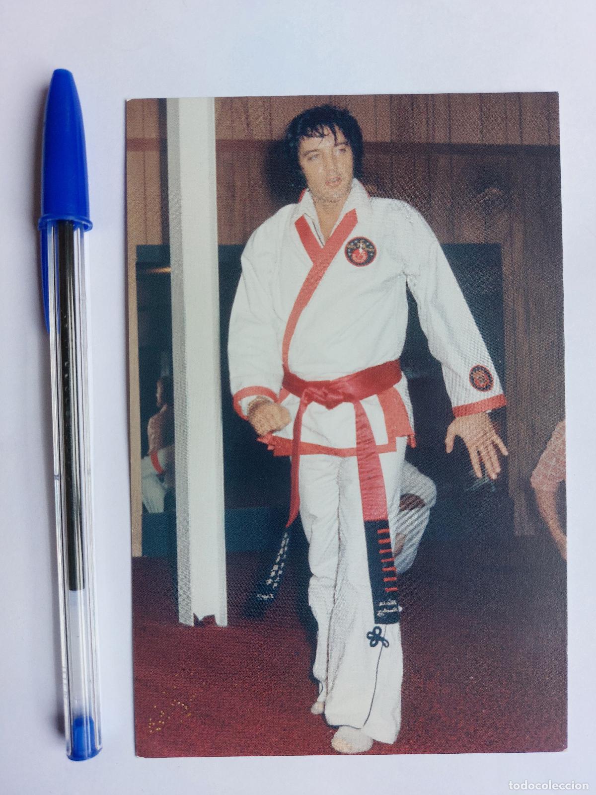 Photos of Singers: ELVIS PRESLEY * POSTAL * PUBLICIDAD * VER FOTO PARTE TRASERA * KARATE KING