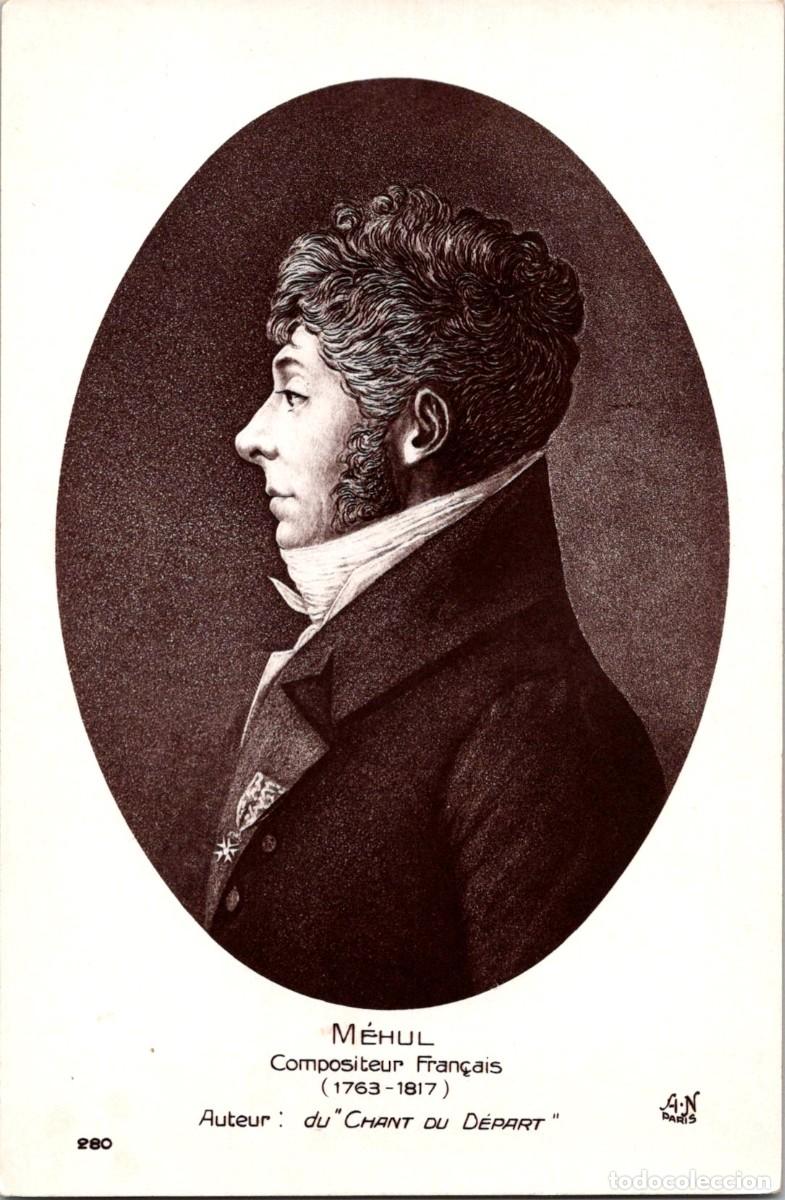 Photos of Singers: M&eacute;hul (1763-1817) - Compositeur - Postal Francesa - Ed. A. Noyer n&ordm; 280 - 139x92mm