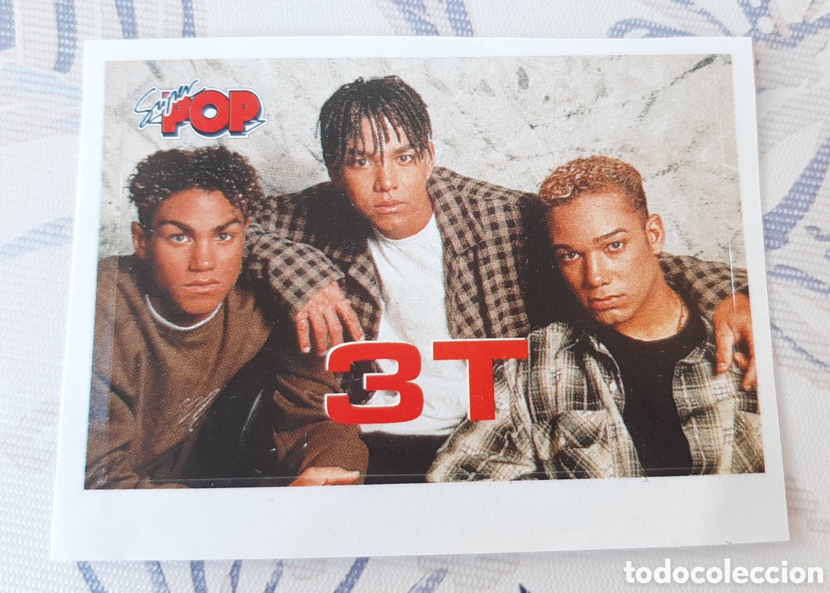 Photos de Chanteurs et Chanteuses: Pegatina 3T Superpop COMPRA MINIMA 5&euro;