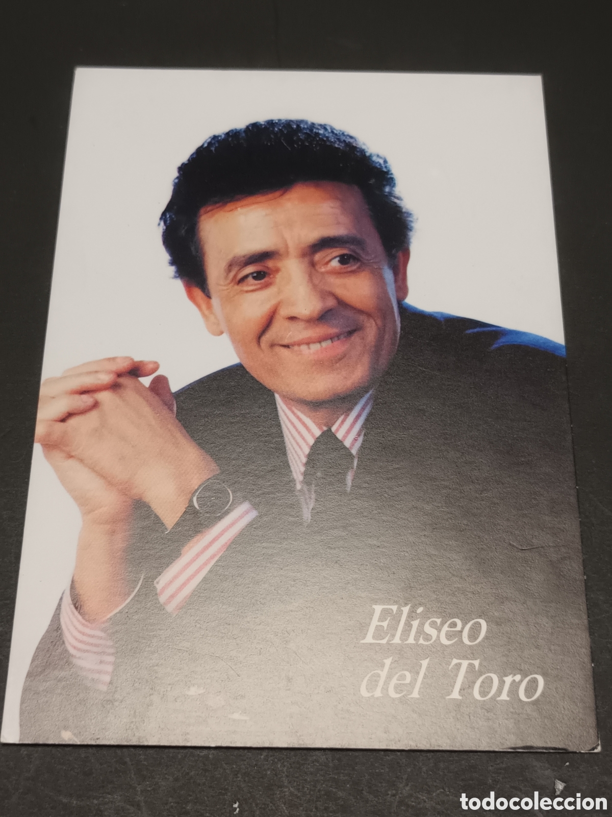 Photos of Singers: FOTO POSTAL PROMOCIONAL DE ELISEO DEL TORO.