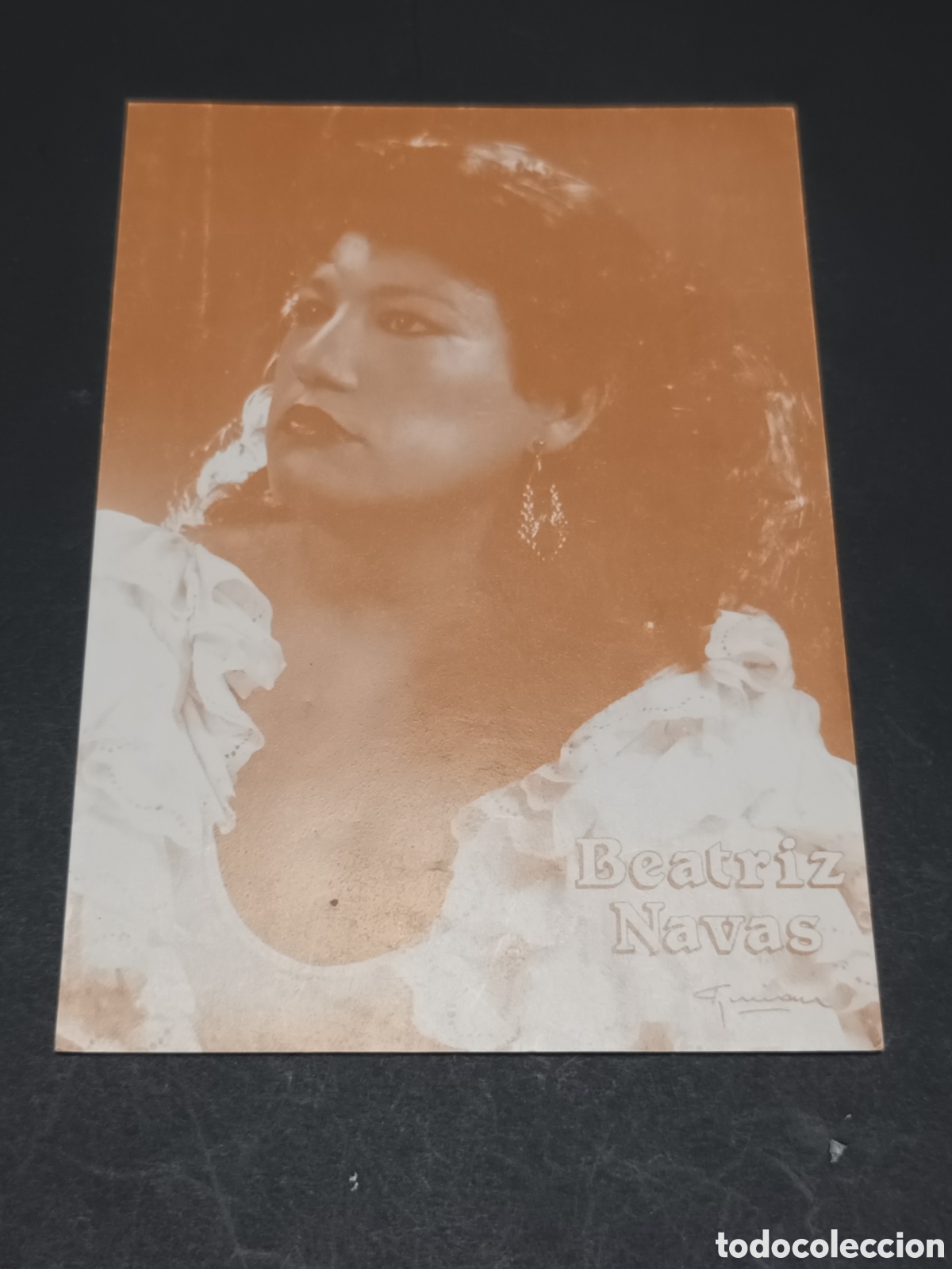 Photos of Singers: FOTO POSTAL PROMOCIONAL DE BEATRIZ NAVAS.
