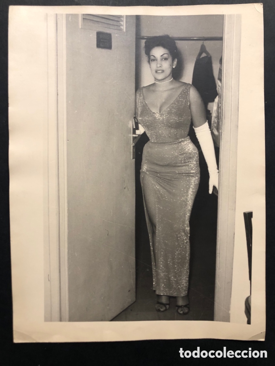 Photos of Singers: Foto original de la cantante y vedette cubana Silma Moreno 18 x 23 cm
