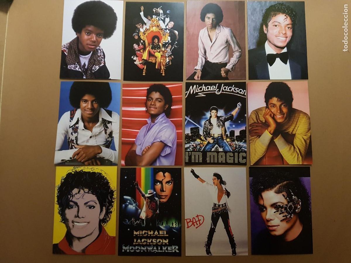 Fotos de Cantantes: LOTE: 12 POSTALES MICHAEL JACKSON - N&ordm; 2