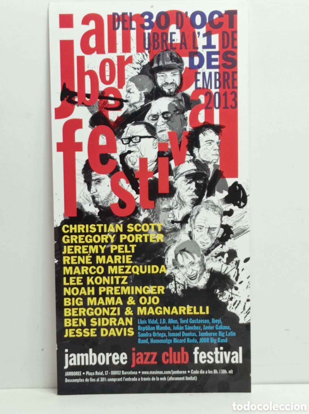 Fotos de Cantantes: JAMBOREE JAZZ CLUB FESTIVAL 2013, JAMBOREE (PZ.REAL BCN) -FLYER-