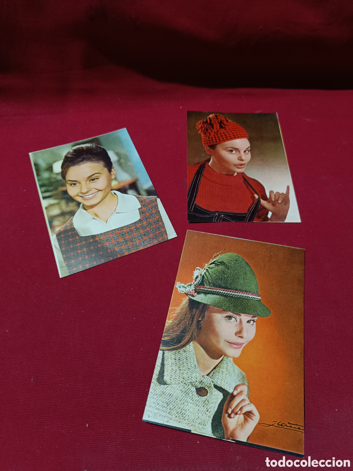 Fotos de Cantantes: Lote 3 foto postales ROCIO DURCAL Tarje Fher a&ntilde;os 60