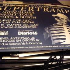 Fotos de Cantantes: SUPERTRAMP CARTEL ORIGINAL MADRID GIRA TOUR 1983 MIDSUMMER NIGHT 69X97