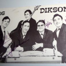 Fotos de Cantantes: POSTAL PROMOCIONAL GRUPO ROCK POP AÑOS 60-70 - LOS DIKSON - POSTAL FIRMADA DEDICATORIA AUTÓGRAFOS
