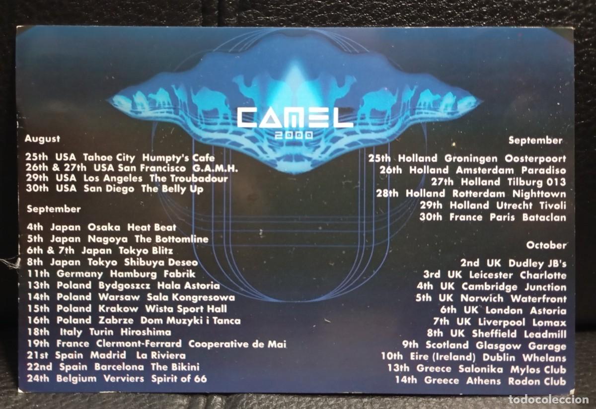 Photos de Chanteurs et Chanteuses: CAMEL - GIRA CAMEL 2000 - POSTAL - CAMEL PRODUCTIONS - USA - BANDA BRITANICA DE ROCK PROGRESIVO
