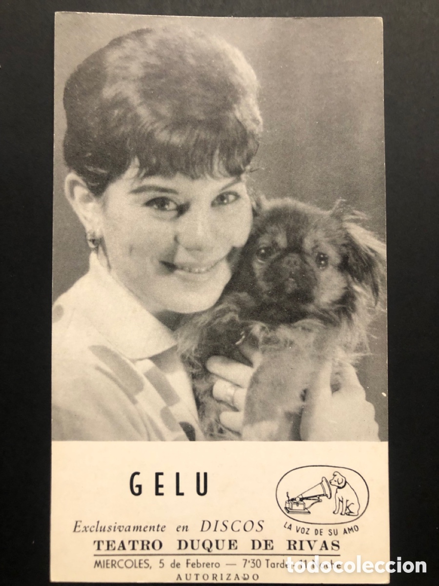 Photos of Singers: Tarjeta la voz de su amo de Gelu teatro duque de rivas cordoba discografia