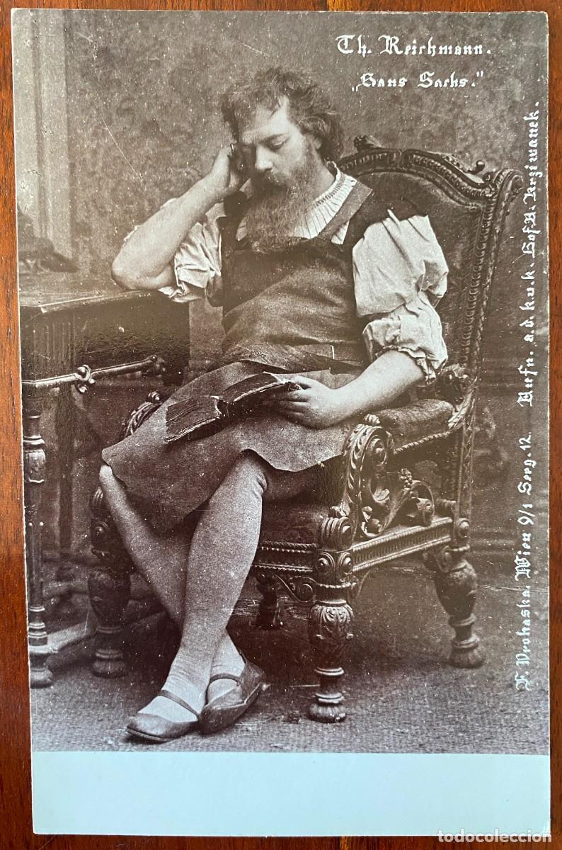 Photos of Singers: ANTIGUA TARJETA POSTAL DE OPERA DEL BARITONO THEODOR REICHMANN, TAL Y COMO SE VE EN LAS FOTOS PUESTA