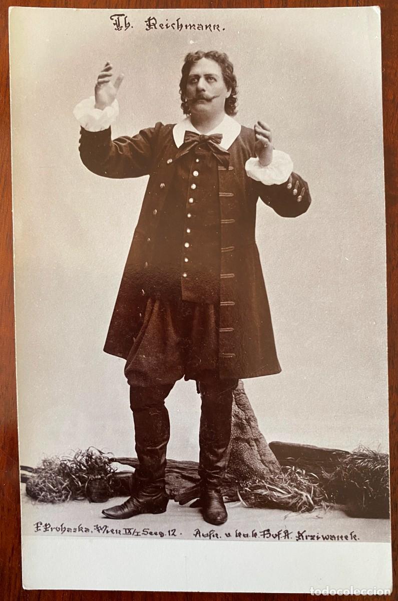 Photos of Singers: ANTIGUA TARJETA POSTAL DE OPERA DEL BARITONO THEODOR REICHMANN, TAL Y COMO SE VE EN LAS FOTOS PUESTA