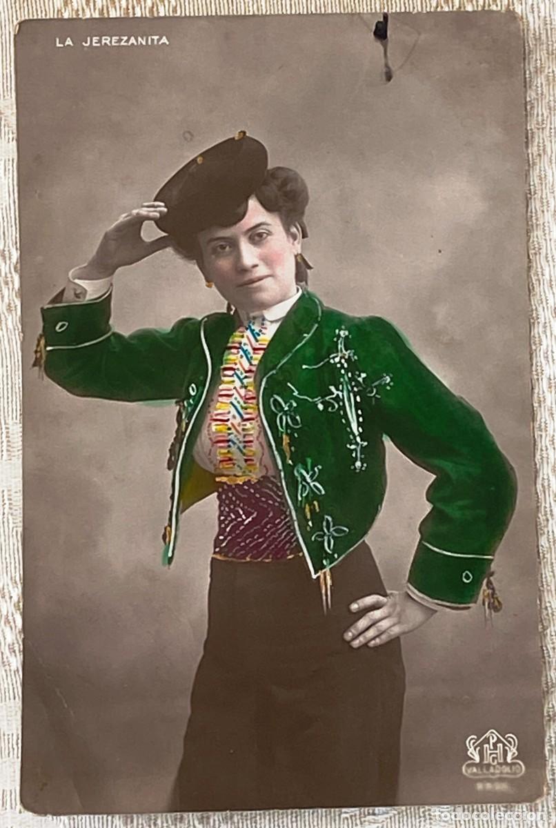 Photos of Singers: FOTO POSTAL LA JEREZANITA, 1910, CIRCULADA