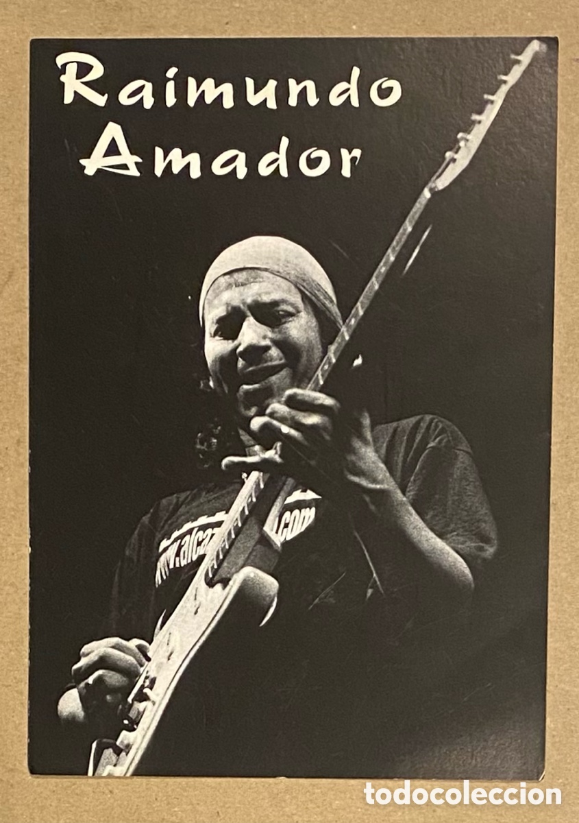 Photos of Singers: RAIMUNDO AMADOR. FOTOGRAF&Iacute;A PROMOCIONAL EN FORMATO CARTULINA.