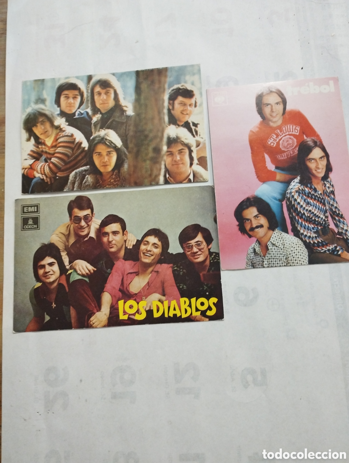 Photos of Singers: Fotos Promocionales de Tr&eacute;bol, Los Diablos y Barrab&aacute;s