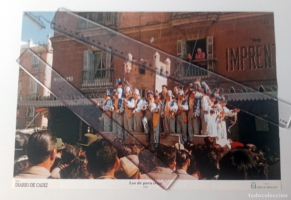 Fotos von Musikern: CARNAVAL DE CADIZ: POSTER CORO A&Ntilde;O 1956 LOS DE PURA CEPA