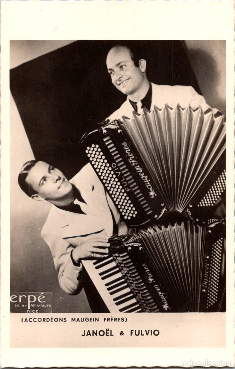 Photos of Singers: Jan&ouml;el & Fulvio - Accord&eacute;ons Maugein Fr&egrave;res - Ed. Erp&eacute; - 139x90mm - Acorde&oacute;n