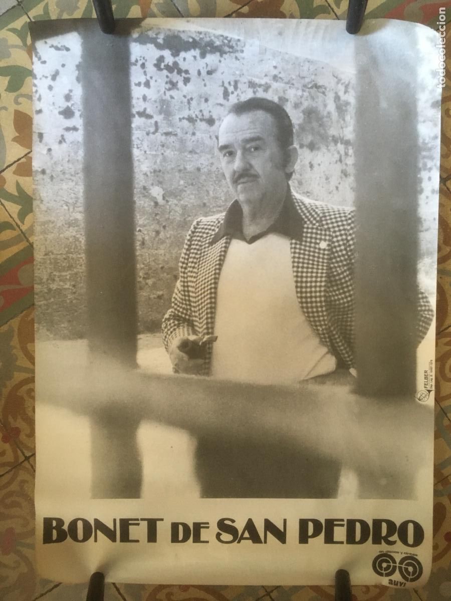 Photos de Chanteurs et Chanteuses: bonet de san pedro poster cartel original antiguo 1978