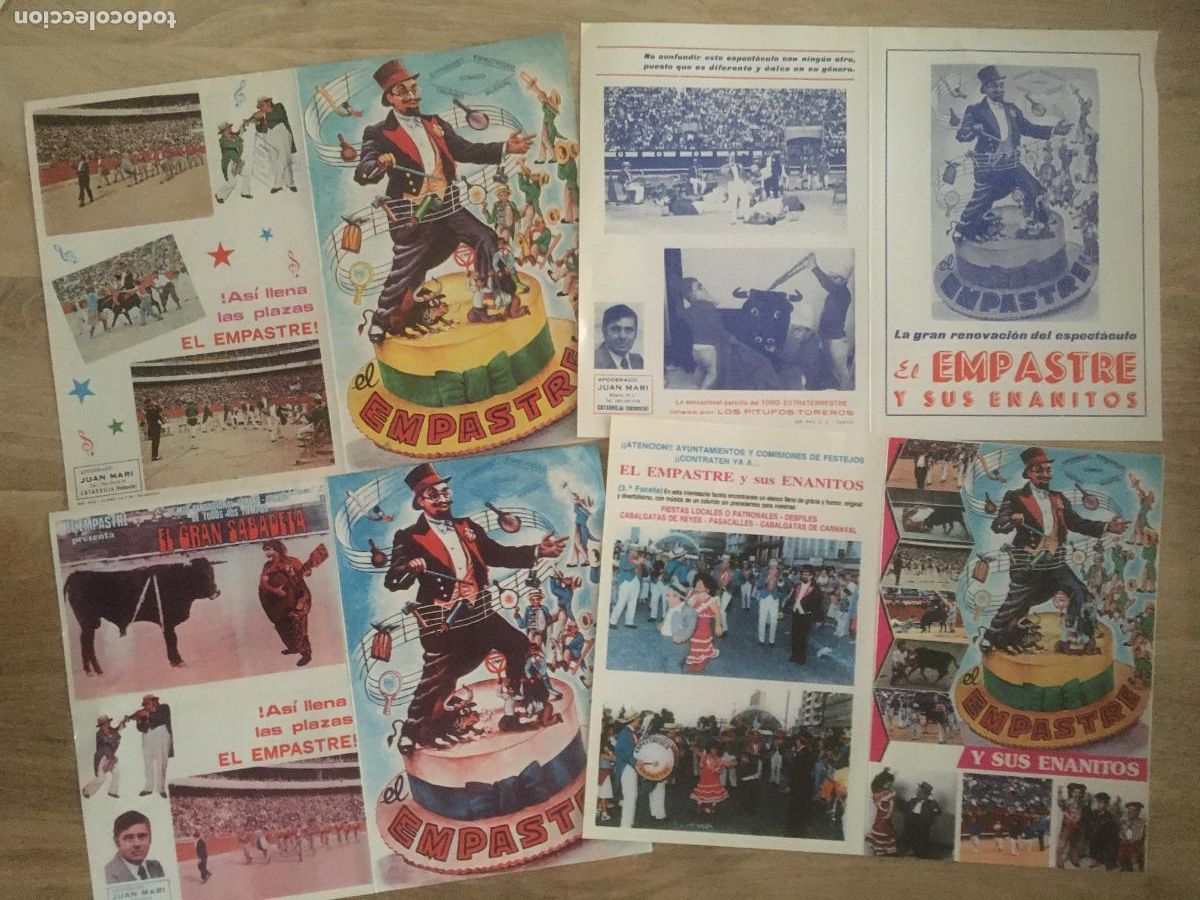 Photos de Chanteurs et Chanteuses: el empastre lote publicidad 4 folletos flyers catalogos original antiguo
