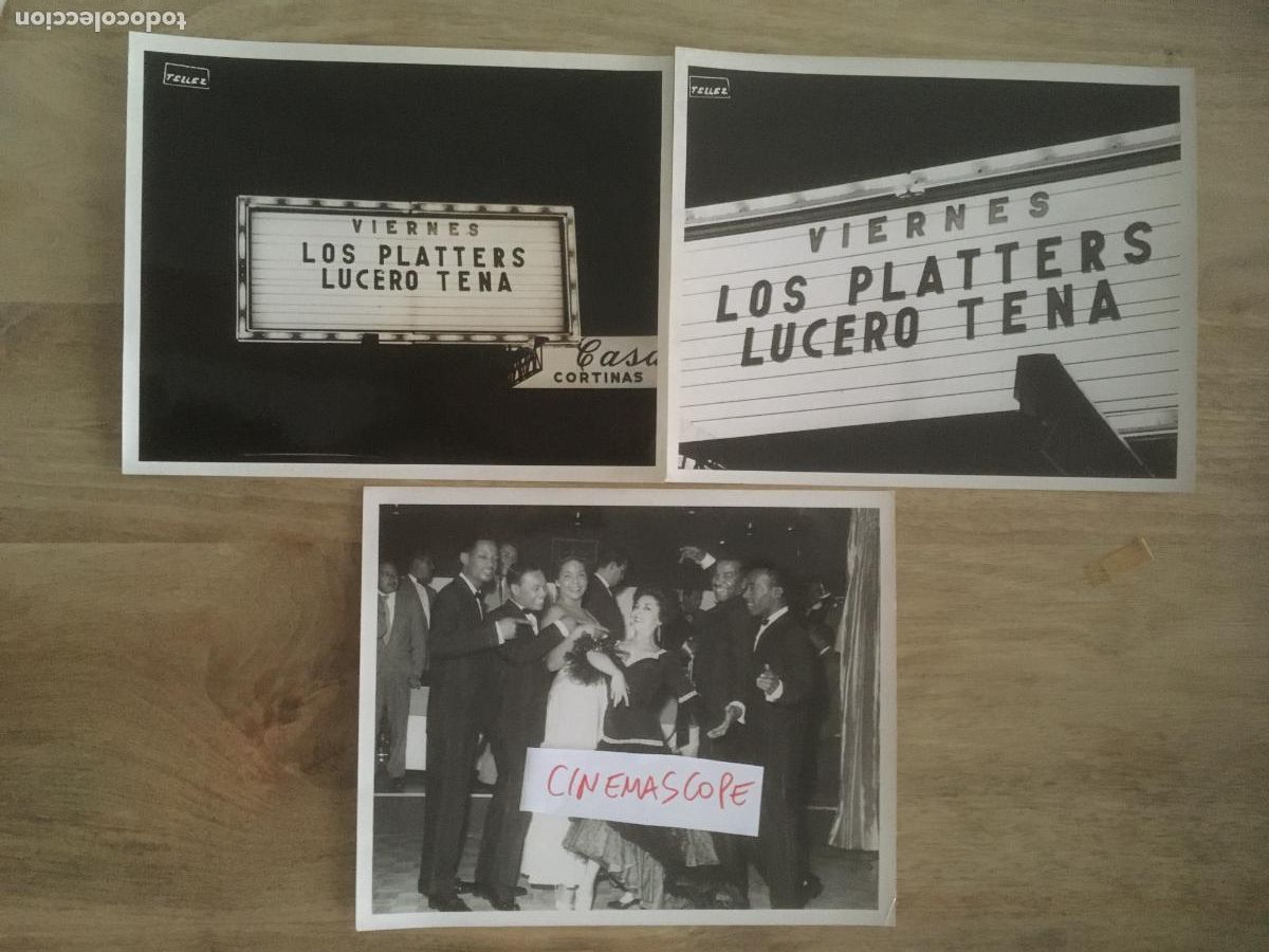 Photos de Chanteurs et Chanteuses: The platters lucero tena 3 fotos originales antiguas