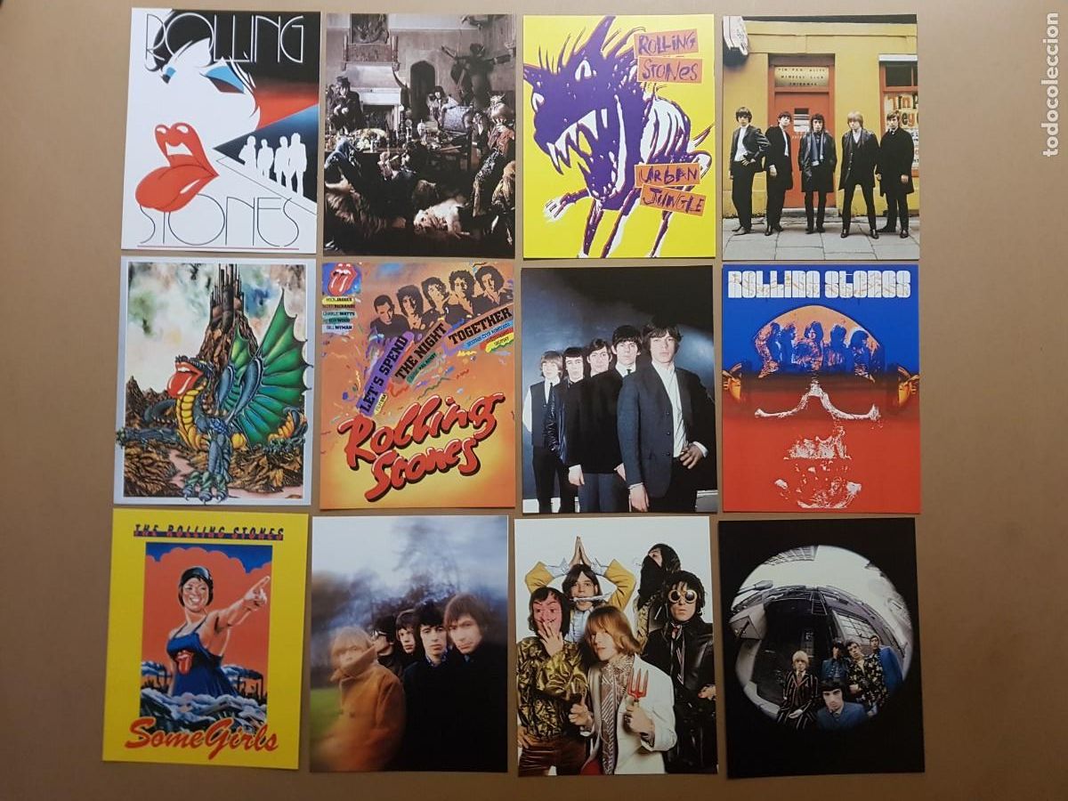 Fotos de Cantantes: LOTE: 12 POSTALES THE ROLLING STONES N&ordm; 1