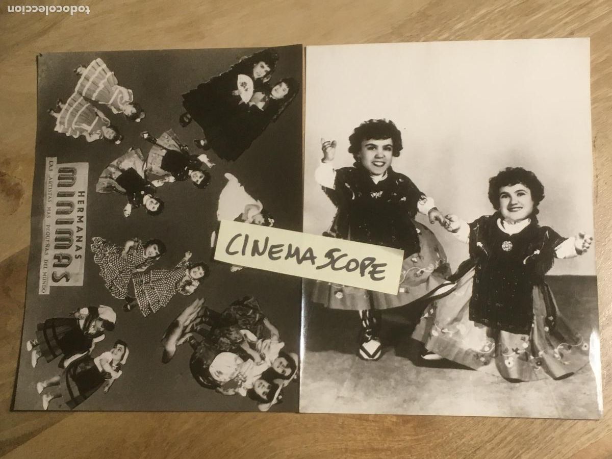 Fotos von Musikern: hermanas minimas las artistas mas peque&ntilde;as del mundo 2 fotos originales antiguas