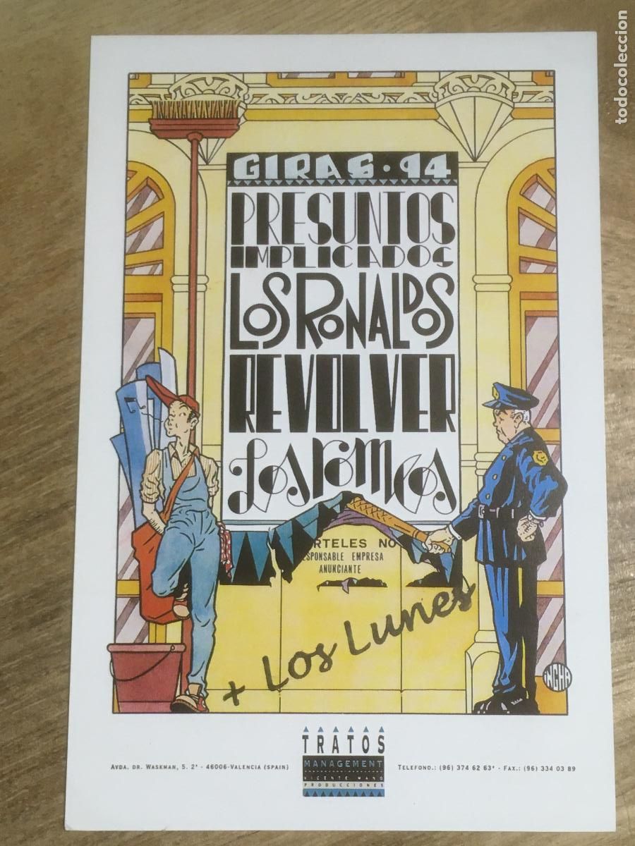 Photos of Singers: los ronaldos presuntos implicados revolver postal discografica original