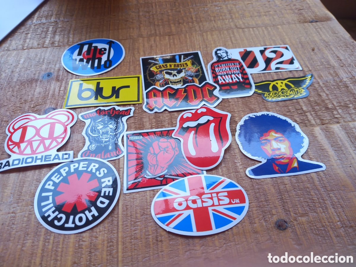Fotos von Musikern: PACK DE PEGATINAS ROCK - L -