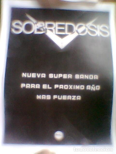 Fotos von Musikern: Sobredosis (1985) - la sangre joven del heavy espa&ntilde;ol - Mis Lamina&acute;s Pop - cartulina A3