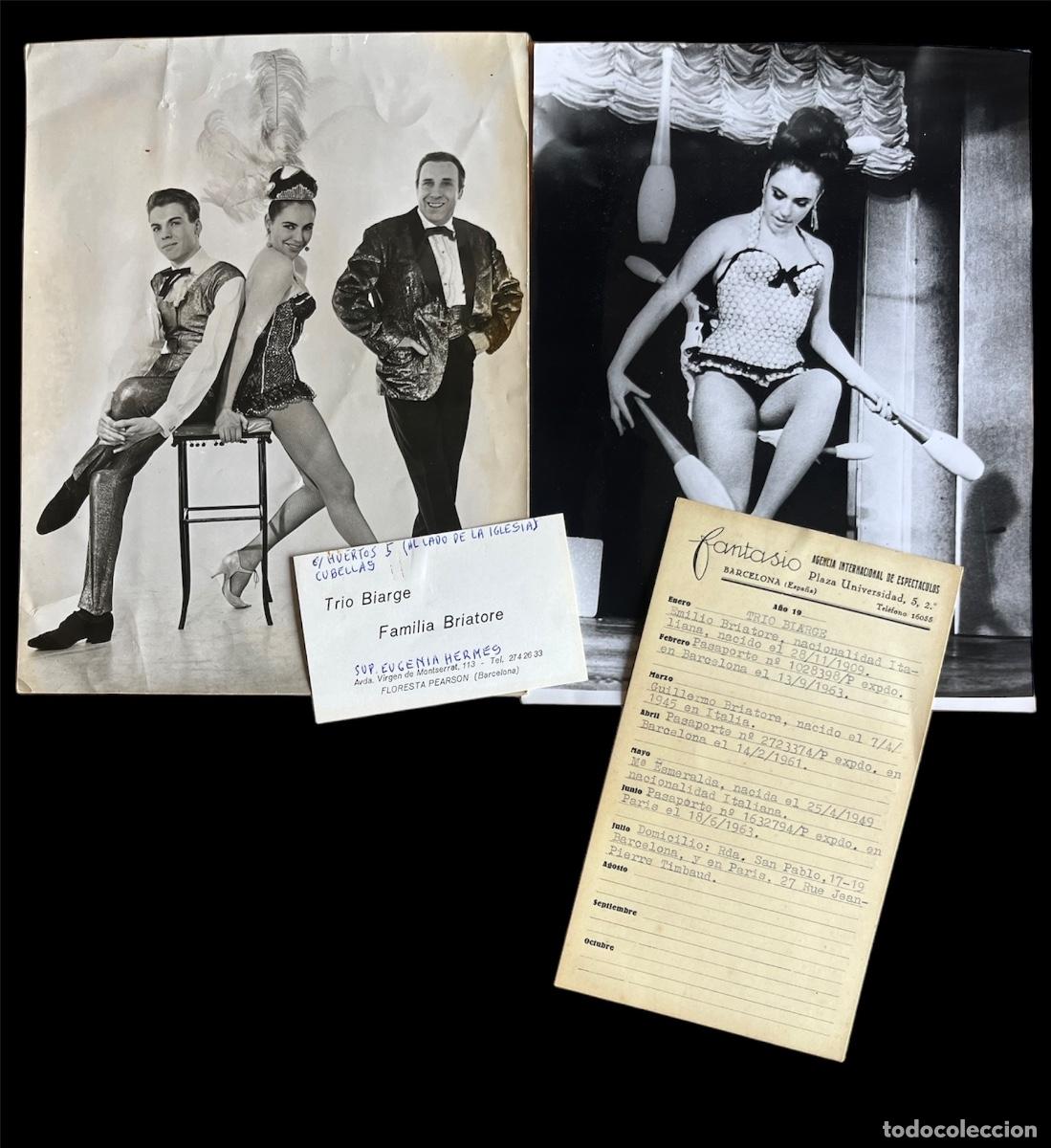 Photos de Chanteurs et Chanteuses: FOTOGRAF&Iacute;AS TARGETA VISITA DEL TR&Iacute;O BIARGE